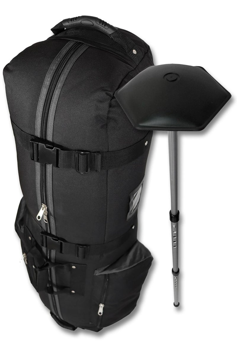 CaddyDaddy Golf CDYCON2GP Constrictor Grey with North Pole Golf Bag Travel Cover BlackGrey
