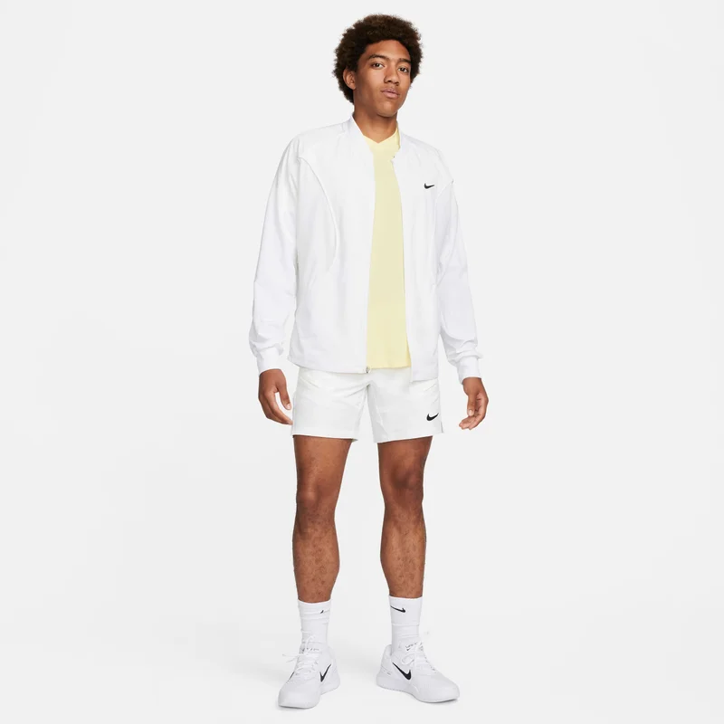 Nike White Men's Court Advantage Jacket for Men | Best Price UAE