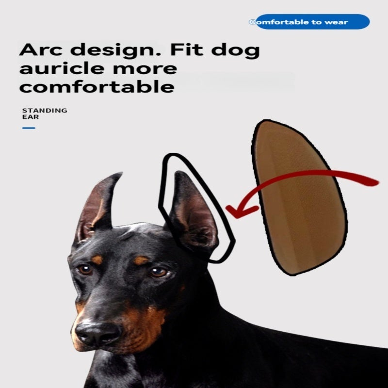 Pet dog upright ear sticker Doberman ear aid Shiba Inu upright ear correction glue-free does not hurt the ear upright ear sticker - Image 2