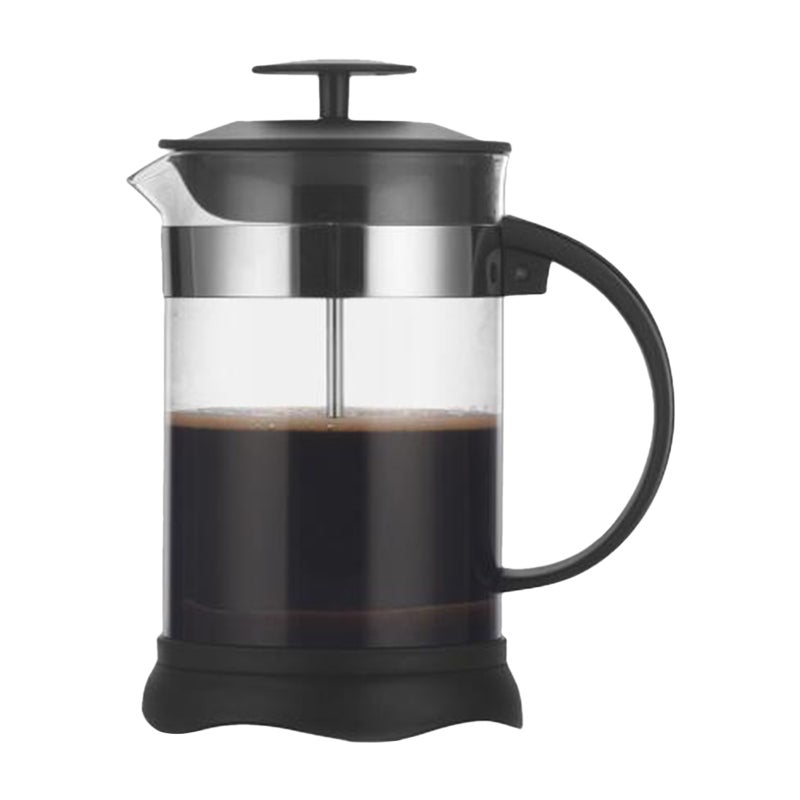 French Press Coffee Maker 800ml: 4-Minute Brew, Premium Borosilicate Glass - High-Density Stainless Steel Filtration, User-Friendly Design for Home, Beginners, Cold Brew, Hot Chocolate - Image 1