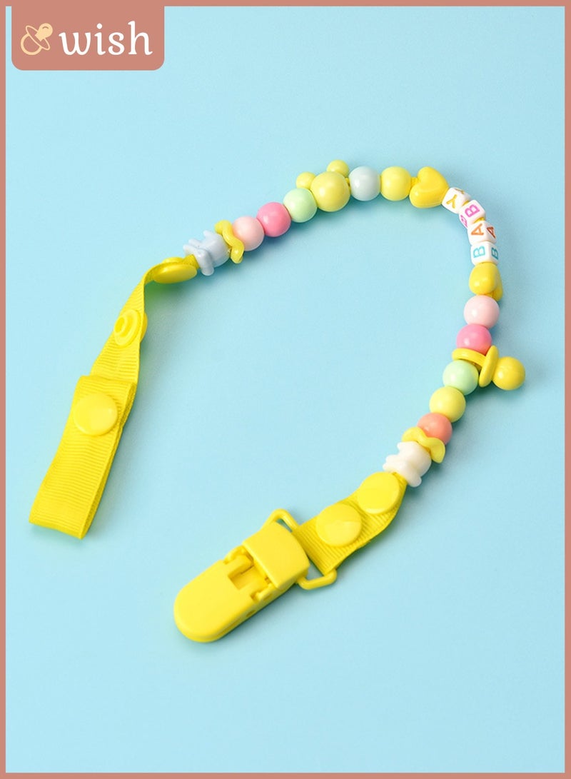 Wish Baby Pacifier Clip Pacifier Holder Clip with Convenient Hook Loop - Image 1