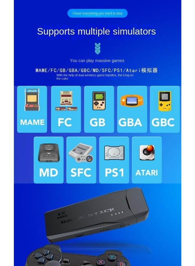 Wireless Retro Game Console with Dual Wireless Controllers - Image 2