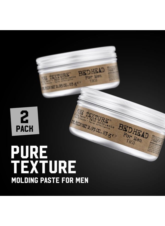 BED HEAD TIGI Bed Head for Men Pure Texture Molding Paste 2.93 oz (Pack of 2) - Image 2