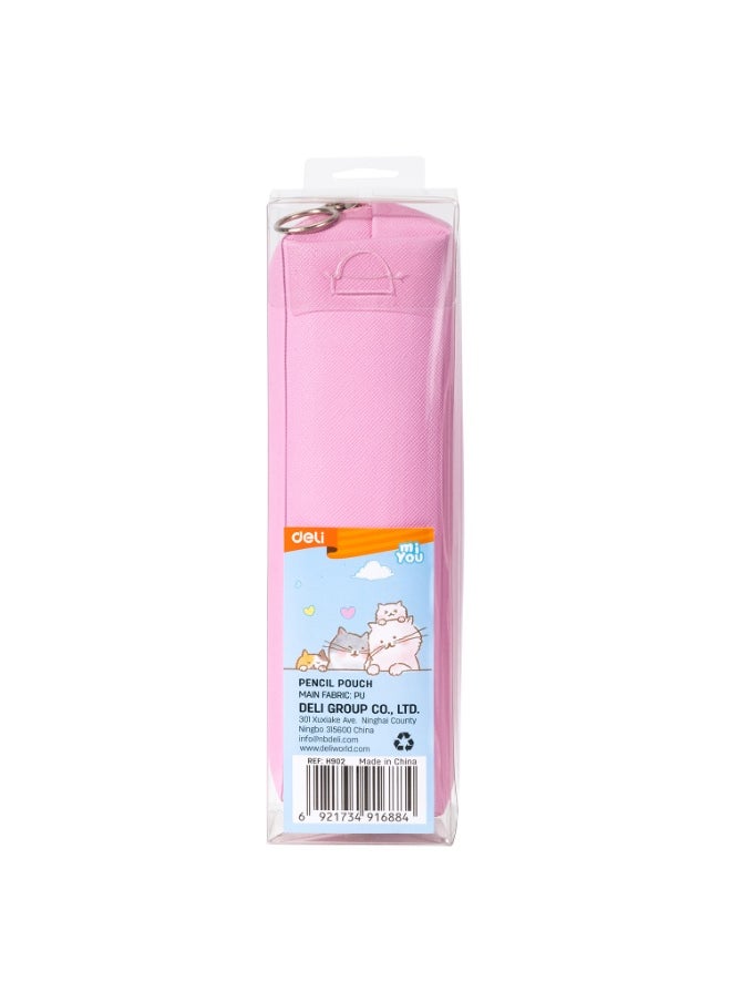Deli Deli EH902 Pencil Pouch – 19x5x5cm, Blue/Pink,Smooth Durable Zip, Stylish Color Blend  - Image 4