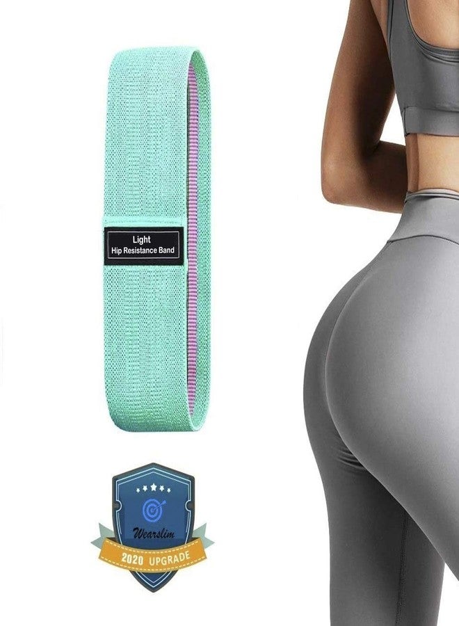 Wearslim Natural Rubber Professional Anti Slip Circle Elastic Resistance Loop Bands Set for Legs and Butt (Small, 12.5 Inch, Green) - Image 1