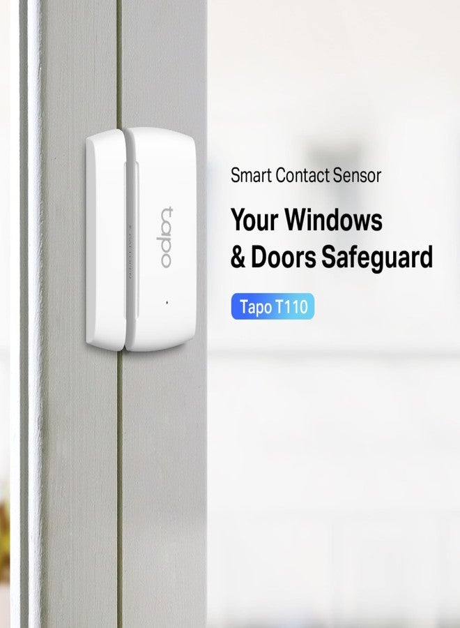 Tapo T110 Smart Door/Window Contact Sensor,Real-Time Monitor,Instant Push Notification,Battery Included,Easy Installation,Work with Alexa, Hub Required Sold Separately - Image 5