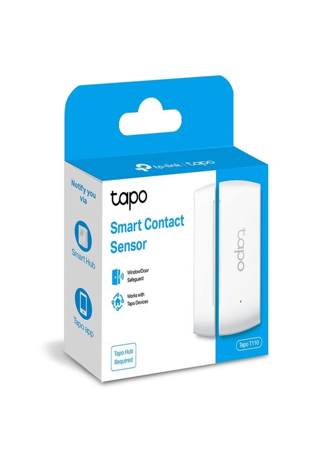 Tapo T110 Smart Door/Window Contact Sensor,Real-Time Monitor,Instant Push Notification,Battery Included,Easy Installation,Work with Alexa, Hub Required Sold Separately - Image 2