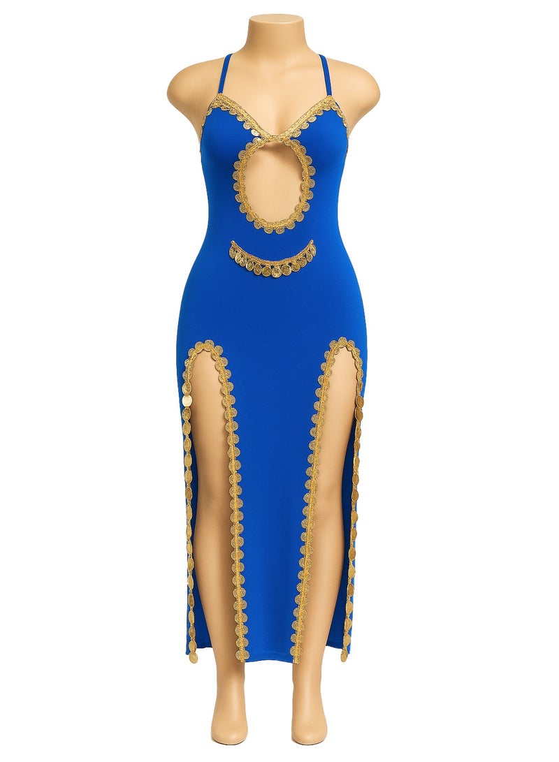 طقم لانجري موديل 555 ، ازرق