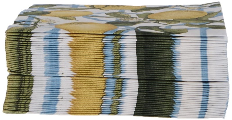 Caspari Entertaining with Caspari Seville Cocktail Napkins, Ivory, Box of 40 - Image 4