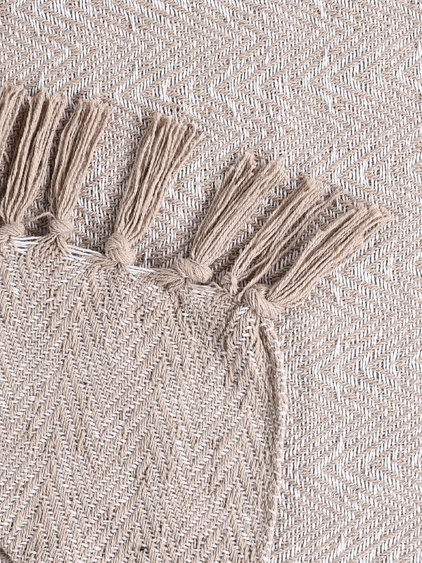 SASHAA WORLD Soft Herringbone Throw Blanket | Used Both Indoor and Outdoor |Blanket for Living Room, Sofa, Bed & Chair | Grey Throw Blanket| Pack of 1, 180 x130 cm - Image 5