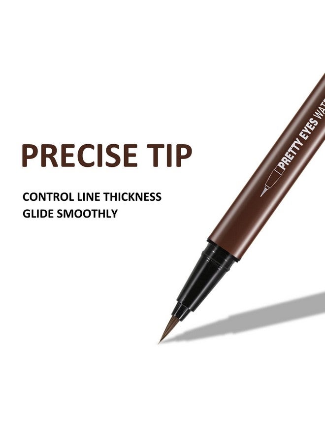 Boobeen Liquid Eyeliner Pen Matte Eye Liner With Precision Tip Long Lasting Eyeliner Pencil For Bold Eye Makeup Glides On Smoothly - Image 3