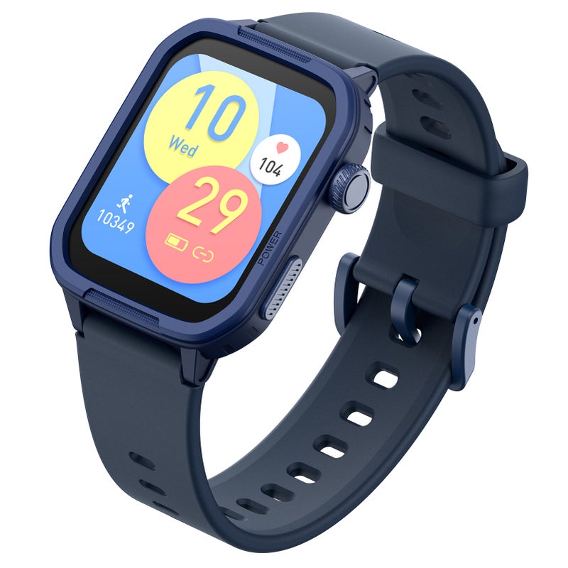 Smart Kids Watch with Puzzle Games 1.54'' Touchscreen Multiple Sport Modes 150+ Dials Music Player Blue - Image 3