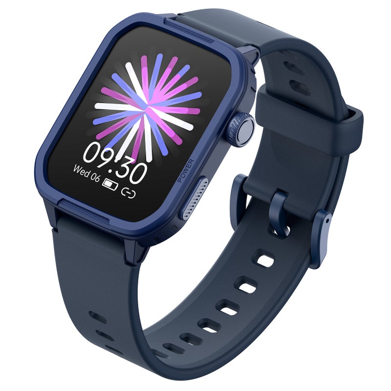 Smart Kids Watch with Puzzle Games 1.54'' Touchscreen Multiple Sport Modes 150+ Dials Music Player Blue - Image 2