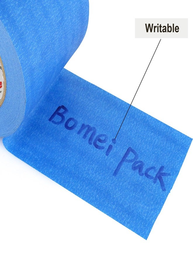 BOMEI PACK Wide Blue Painters Tape 4 Inches x 60 Yards, 3D Tape, 3D Printing Tape for Laser Cutting, 21-Day Clean Removal Wide Masking Tape - Image 5
