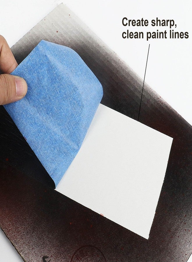 BOMEI PACK Wide Blue Painters Tape 4 Inches x 60 Yards, 3D Tape, 3D Printing Tape for Laser Cutting, 21-Day Clean Removal Wide Masking Tape - Image 4