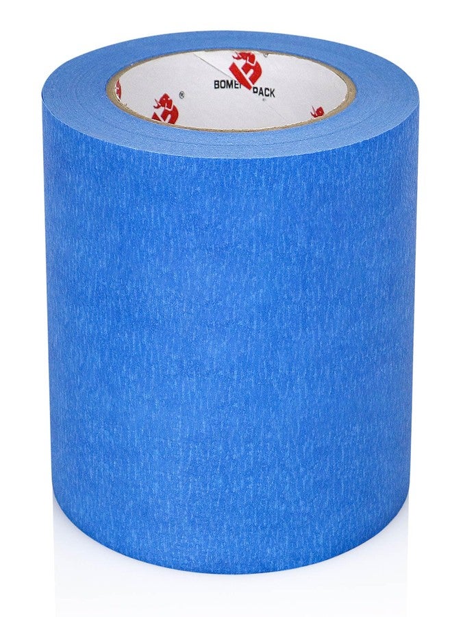 BOMEI PACK Wide Blue Painters Tape 4 Inches x 60 Yards, 3D Tape, 3D Printing Tape for Laser Cutting, 21-Day Clean Removal Wide Masking Tape - Image 1