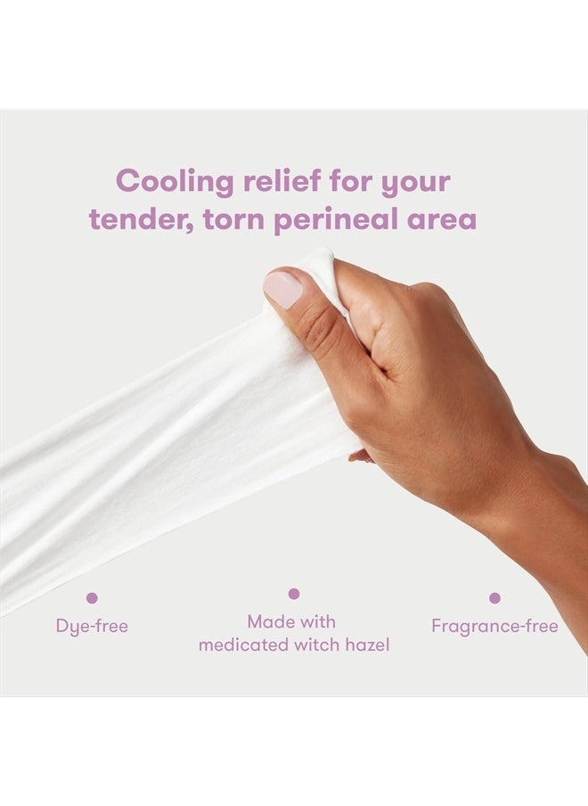 frida mom - Witch Hazel Perineal Cooling Pad Liners for Postpartum Care, Hospital Bag Essentials for Pain Relief After Birth, Full-Length Medicated Cooling Pad Liners (24ct) - Image 1