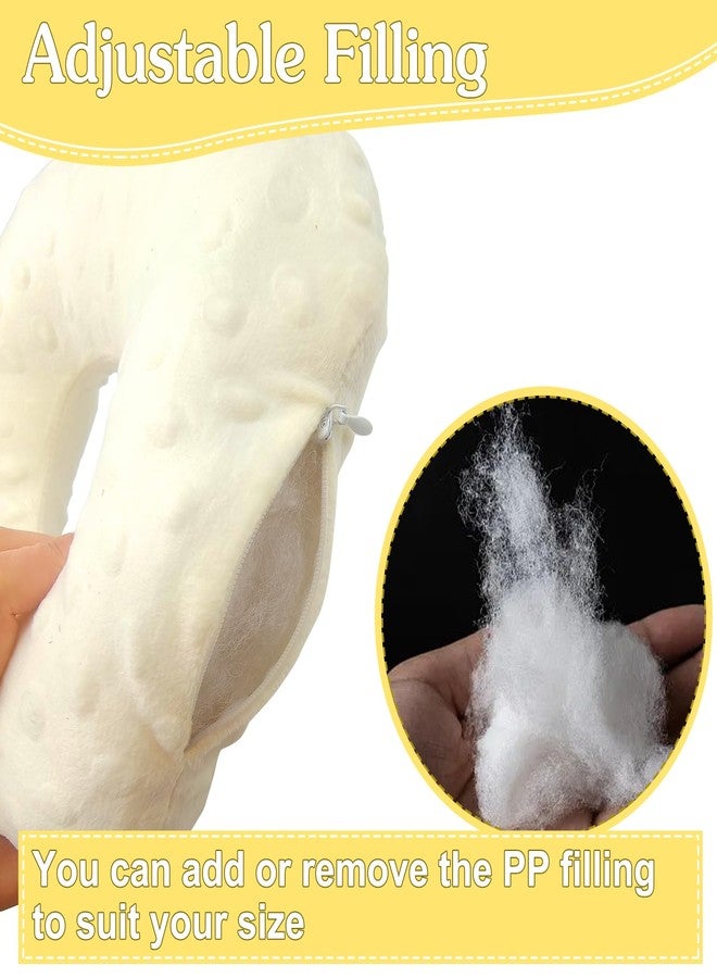 LYMOI Ear Piercing Pillow, Side Sleeper Pillow with an Ear Hole, Ear Protector Pillow for Ear Pain CNH Piercing Pain Relief Sleeping Pressure Sores, Minky Dot Beige (Squre) - Image 5