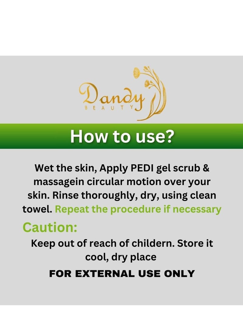 Dandy Beauty Body Scrub Mint - 500ml Exfoliates and remove dead skin cells to visibly radiant smooth skin - Image 3