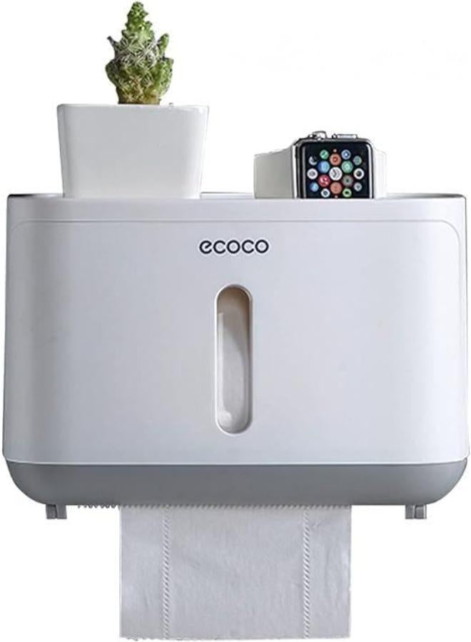 Bathroom Tissue Box, Waste Bag Dispenser and Waste Dispenser Modern and Practical Design for Home Convenience and Cleanliness - Image 1