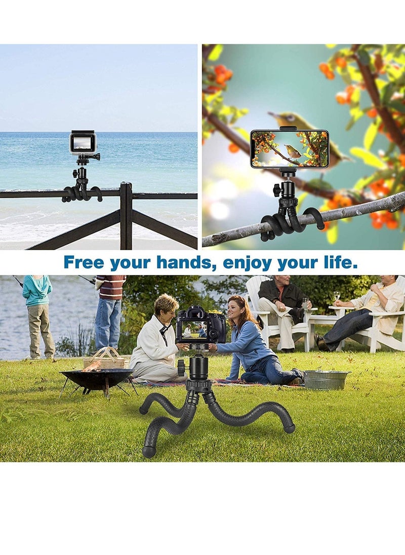 ELTRAZONE Premium Flexible Phone Tripod with Wireless Remote, Mini Tripod Stand for Camera GoPro/Mobile  - Image 5