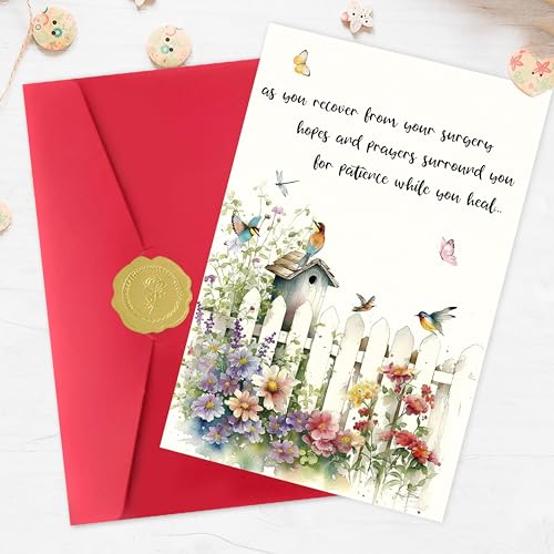Smithtuy Get Well Soon Card,Recovery Card After Surgery,Encouragement and Healing Wishes Cards for Friend or Family - Image 4