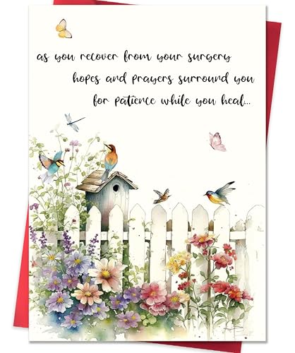 Smithtuy Get Well Soon Card,Recovery Card After Surgery,Encouragement and Healing Wishes Cards for Friend or Family - Image 1