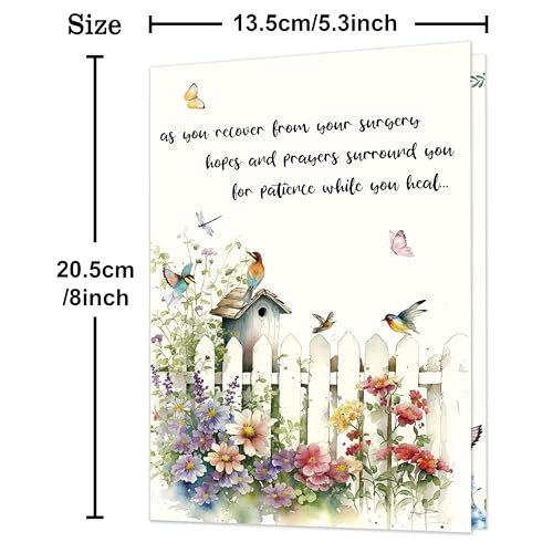 Smithtuy Get Well Soon Card,Recovery Card After Surgery,Encouragement and Healing Wishes Cards for Friend or Family - Image 3