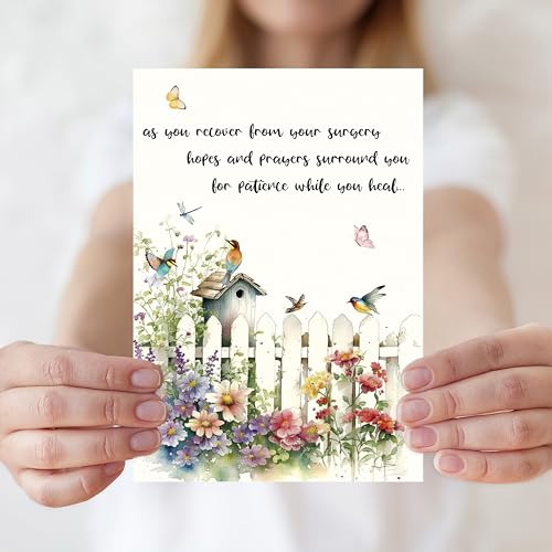 Smithtuy Get Well Soon Card,Recovery Card After Surgery,Encouragement and Healing Wishes Cards for Friend or Family - Image 5