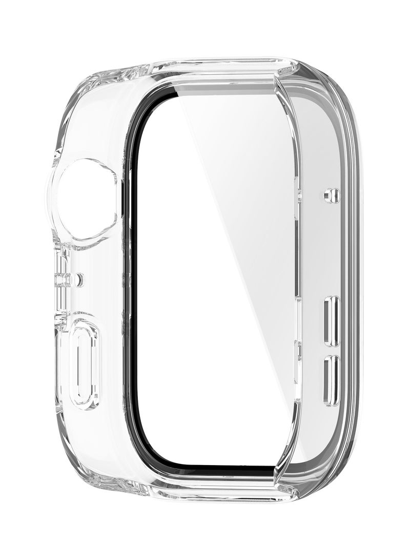 Case for Huawei Watch Fit 4,PC Shell Tempered Glass Integrated Design,Anti Fall and Scratch Resistant,High-definition and Transparent,Clear - Image 5