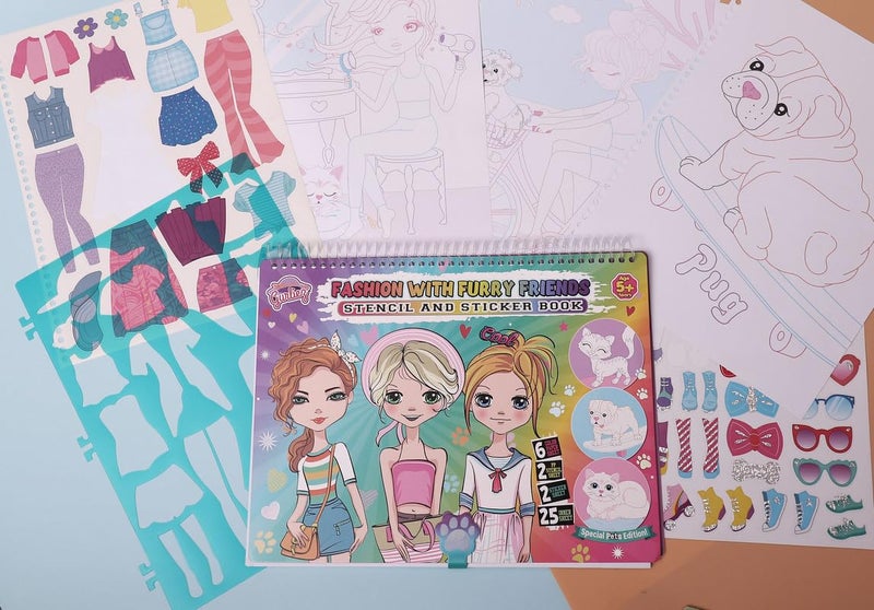 STRIDERS Fashion Portfolio with Furry Friends Ultimate Design Kit - Image 4