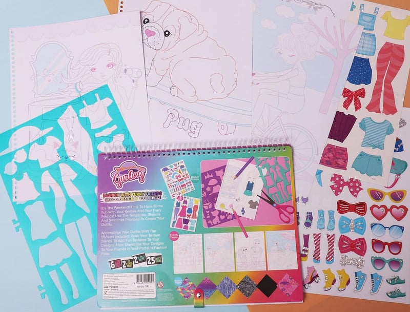 STRIDERS Fashion Portfolio with Furry Friends Ultimate Design Kit - Image 5