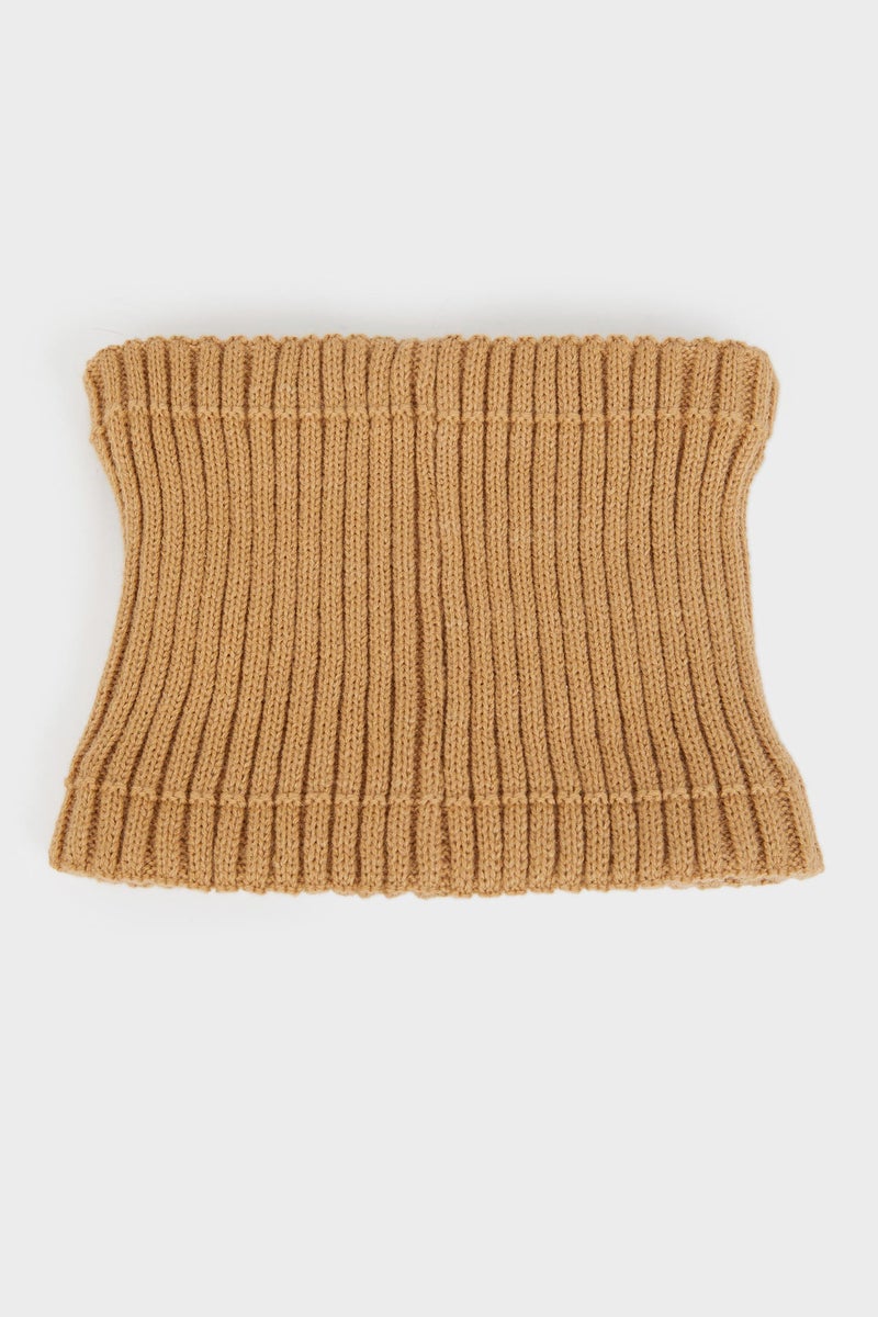DeFacto Beige Boys Beige Scarfs Casual - Image 4