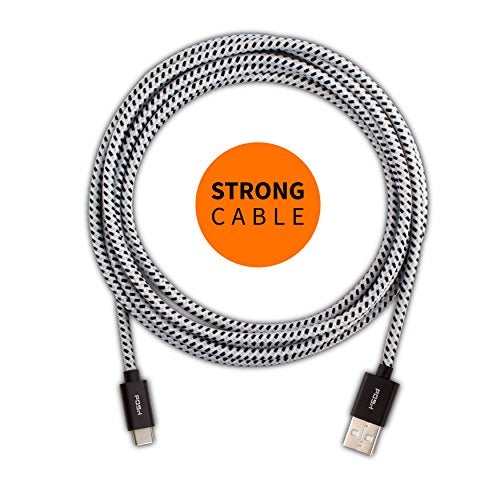 POSH Nylon Braided Original Type C to USB A 6 Ft Long and Tough Cable - Image 3