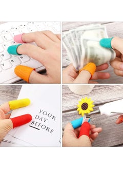 Oasisgalore 10PCS Rubber Finger Grips, Reusable Protector for Counting, Writing & Sorting (5 Sizes)  - Image 5