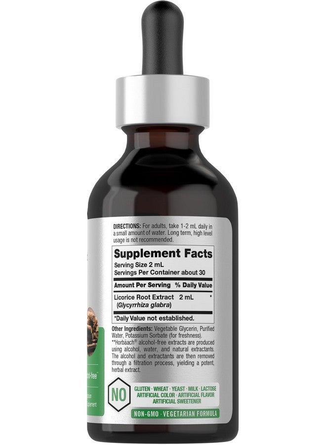 Horbäach Licorice Root Extract | 2 fl oz | Alcohol Free Tincture | Vegetarian Liquid Supplement | Non-GMO & Gluten Free - Image 2