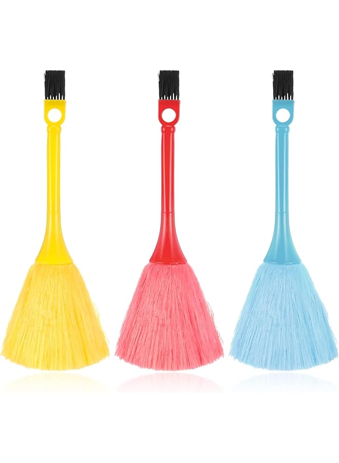 erorex Microfiber Delicate Duster, 3 Pcs Fluffy Kitchen Anti Static Laptop Keyboard Brush Mini Microfiber Duster Small Dusting Wand Multifunction Screen Brush for Electronic Equipment - Image 1
