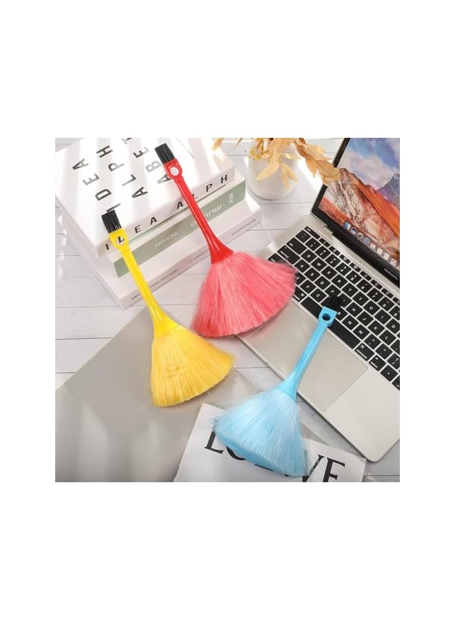 erorex Microfiber Delicate Duster, 3 Pcs Fluffy Kitchen Anti Static Laptop Keyboard Brush Mini Microfiber Duster Small Dusting Wand Multifunction Screen Brush for Electronic Equipment - Image 4