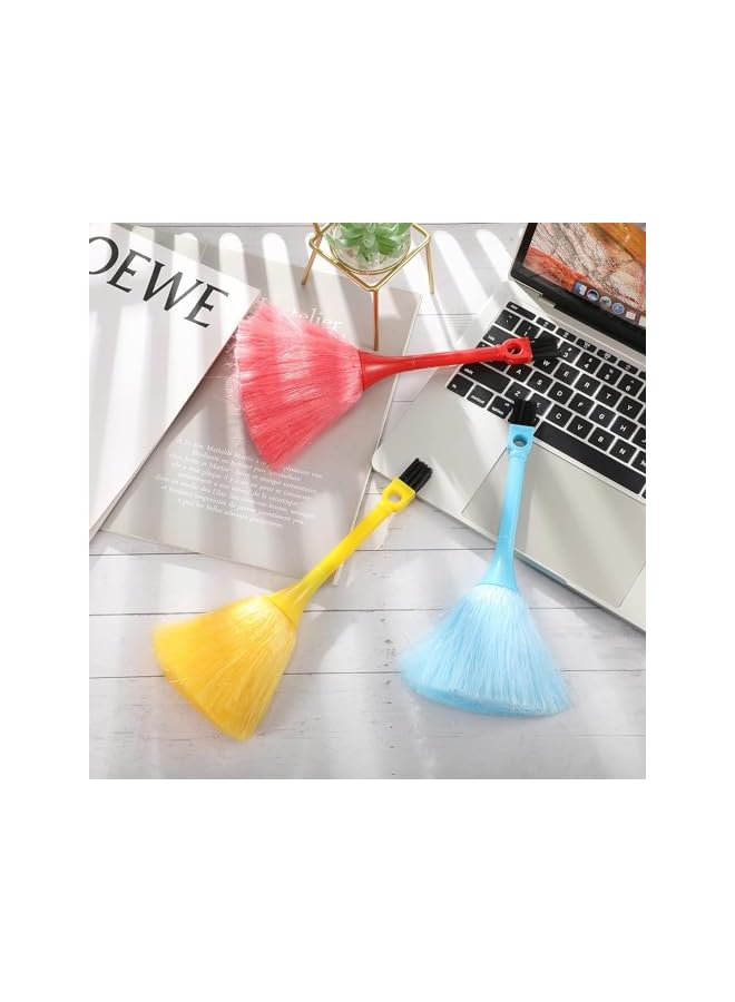 erorex Microfiber Delicate Duster, 3 Pcs Fluffy Kitchen Anti Static Laptop Keyboard Brush Mini Microfiber Duster Small Dusting Wand Multifunction Screen Brush for Electronic Equipment - Image 5