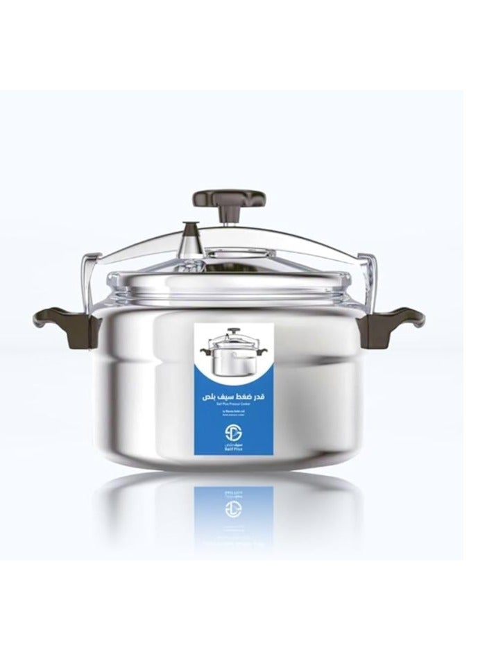 Saif Plus Aluminum Pressure Cooker | Pressure Cooker | Arabic Cooker | Available Sizes 2L / 3L / 5L / 7L / 9L / 10L / 11L / 12L / 15L - Image 1