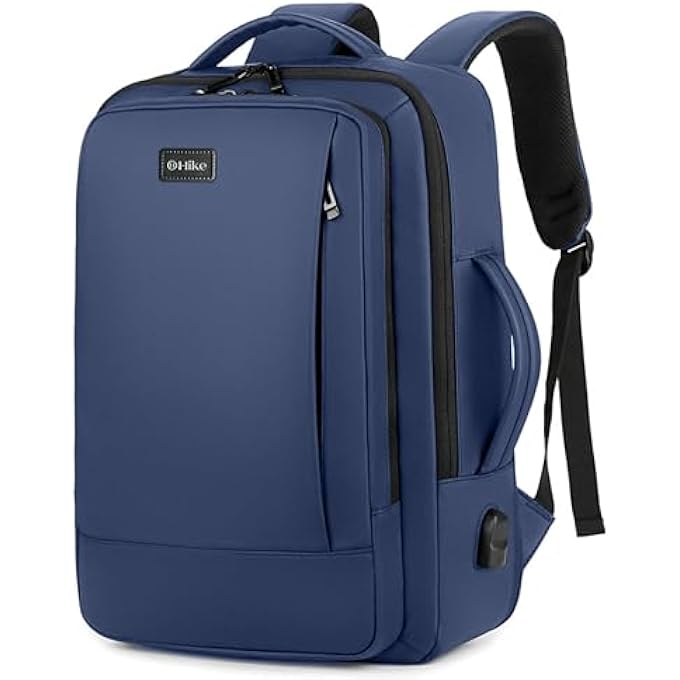 HIKE Premium Durable Shoulder Backpack Water Resistant TwoWay Loader Expandable Casual Daypack with Built in USB Port for Men and Women HK1905 - Image 1