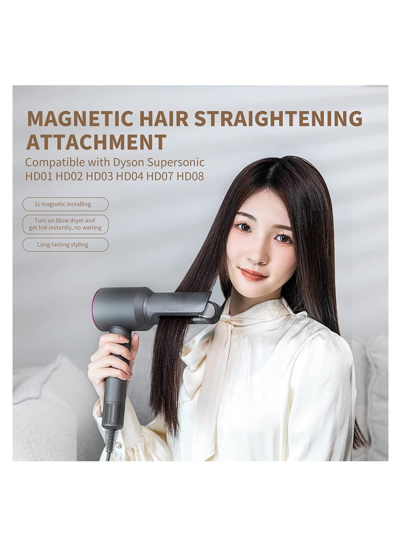 SYOSI Hair Straightener Attachment, for Dyson Supersonic Dryer HD01 HD02 HD03 HD04 HD07 HD08 (Attachment only, no hair dryer) - Image 2