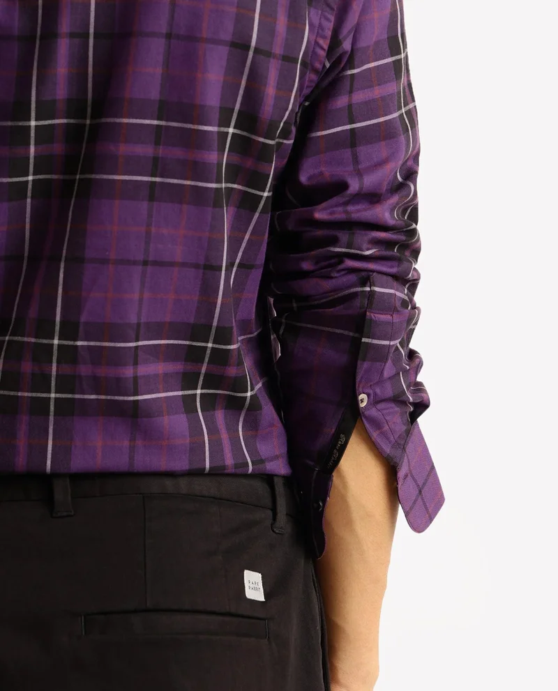 Rare Rabbit Men's Cotton Check Shirt
