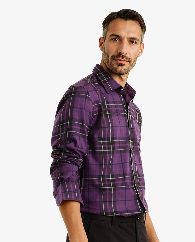 Rare Rabbit Men's Cotton Check Shirt