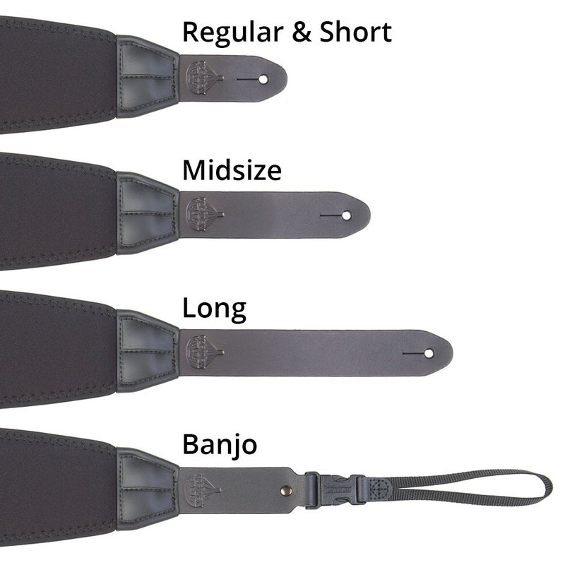 Neo Tech حزام جيتار طويل نيتوتك ميغا (8301042) ، أسود ، 36" - 45" - Image 3