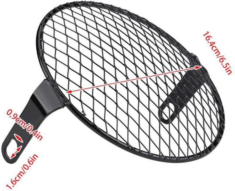 YIBO Vintage Motorcycle Headlight with Grill Cover - Image 4