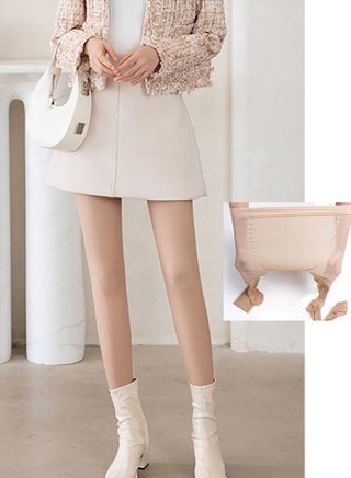 2 pairs of pantyhose Beige
