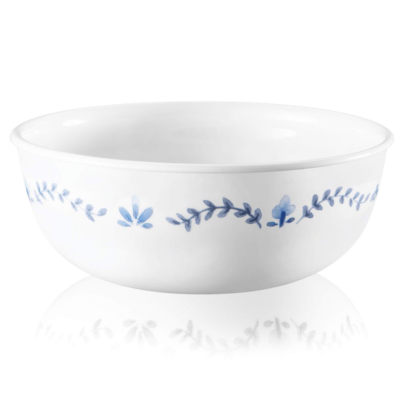 Corelle طقم أدوات مائدة كوريل فيتريل 18 قطعة لخدمة 6 أشخاص، زجاج ثلاثي الطبقات ومقاوم للتشقق، أطباق وأوعية خفيفة الوزن دائرية، بورتوفينو - Image 4