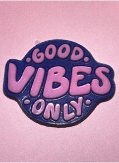 Toy Box 2pcs Good Vibes Only Metal Sticker for Mobile or Any Smooth Surface  - Image 4