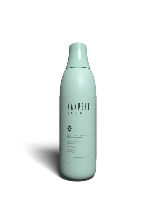 Kanpeki Kintsugi Bondcare Conditioner for Weak & Damaged Hair | Strengthens, Softens, Nourishes | With Ginseng, Pea Protein, Aloe & Silk Protein | Bond Perfect Formula - 120g - Image 1